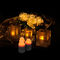 Wi-Fi Rechargeable Flameless Flickering LED Candle Light, Smart Battery Operated Waterproof Ambiance Lihgt