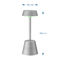 Smart Rechargeable Table Lamp Phonecontrol RGBW Night Light, Portable for Bedrooms, Living Rooms and Office