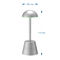 Wifi Portable Table Lamp App Control RGBW Night Light, Rechargeable for Bedrooms, Living Rooms and Office