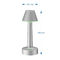 Phonecontrol Rechargeable Table Lamp, RGBW Portable Night Light for Living Rooms, Bedrooms and Camping