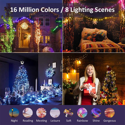 Outdoor String Lights 38Ft 40LED Decorative Lights for Patio Party Wedding Christmas Tree,USB