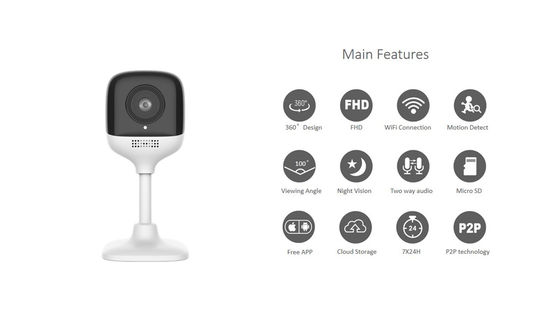 Smart Wireless 1080P Indoor Cube Camera(E96K)