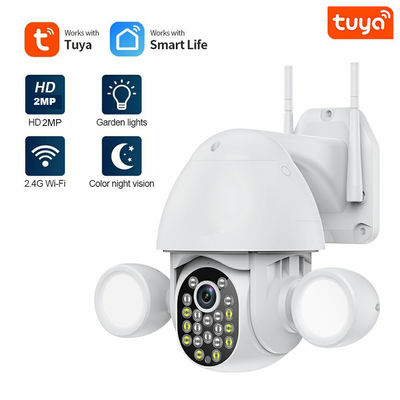 Tuya Smart Life Google Alexa PTZ 1080P 2MP HD Waterproof Outdoor IP Camera P2P WiFi Security Camera CCTV Surveillance