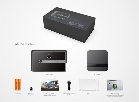 Unistone 2M Video doorbell with Dingdong with 10000mAh Battery(US-VD201)