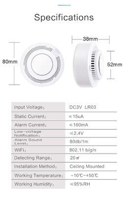 Wi-Fi Smoke Detector(YG400A)