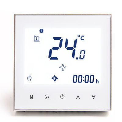 Fan Coil Thermostat Digital Programmable Thermostat Indoor HVAC Wireless Wifi Controller