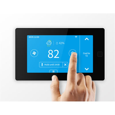 24V thermostat touchscreen Smart Wi-Fi Thermostat For US Market(PCT513-TY-A)