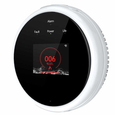 Tuya Wi-Fi Smart LPG Gas Alarm Detector Leakage Sensor Combustible Household Wi-Fi Temperature Detectors(ZX-GS21)