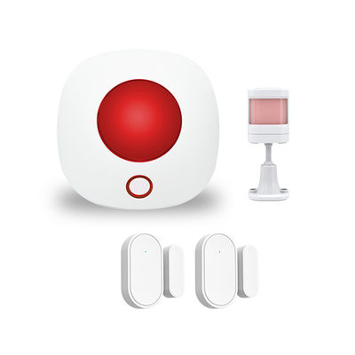 Tuya Wifi 433MHz Wireless Strobe Siren Sound and Light Siren 100dB for Home Security WIFI GSM Alarm Panel(ZX-SN11)