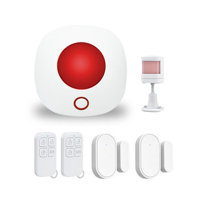 Tuya Wifi 433MHz Wireless Strobe Siren Sound and Light Siren 100dB for Home Security WIFI GSM Alarm Panel(ZX-SN11)