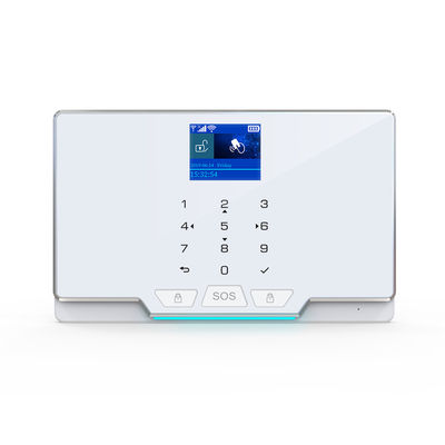 Wireless WIFI GSM Home Security Alarm System For Tuya Smart Life APP With Motion Sensor Compatible With Alexa & Google