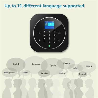 Home Alarm System Wi-Fi GSM Alarm Intercom Remote Control 433MHz Detectors IOS Android Tuya APP Control Touch Keypad