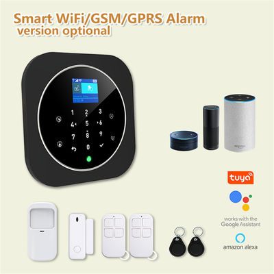 Home Alarm System Wi-Fi GSM Alarm Intercom Remote Control 433MHz Detectors IOS Android Tuya APP Control Touch Keypad