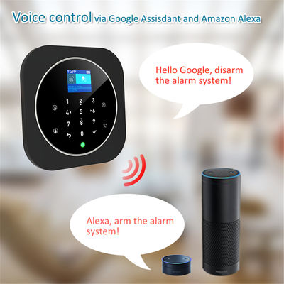 Home Alarm System Wi-Fi GSM Alarm Intercom Remote Control 433MHz Detectors IOS Android Tuya APP Control Touch Keypad