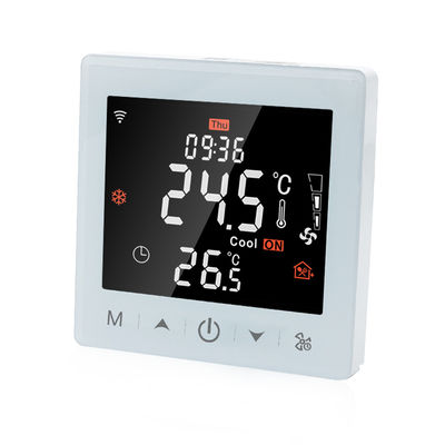 R9W.843 Original Manufacturer Smart WiFi/485 Modbus Fan Coil Thermostat for 2-pipe System Working with Alexa and Google