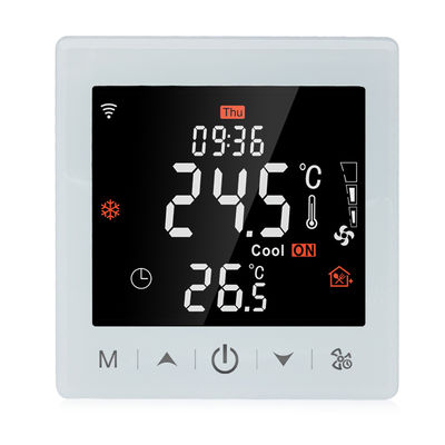 R9W.843 Original Manufacturer Smart WiFi/485 Modbus Fan Coil Thermostat for 2-pipe System Working with Alexa and Google