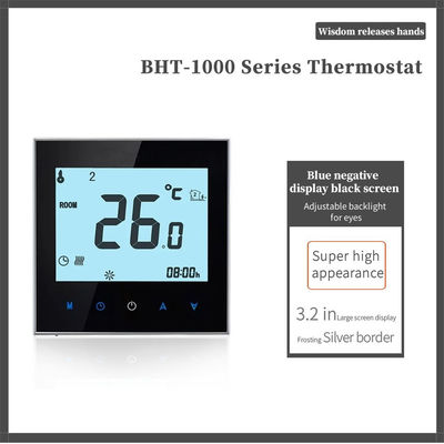 wireless WIFI thermostat digital indoor thermostat applied to heating thermostat in plumbing system(BHT-1000GALW