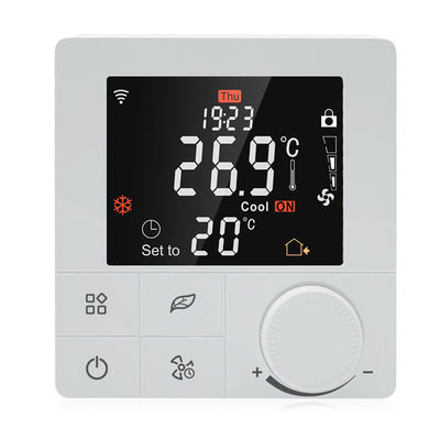 R8W.963 Original Manufacturer LCD Programmable Smart WiFi/485 Modbus Fan Coil Thermostat Working with Alexa and Google