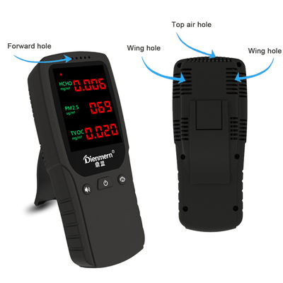 Dienmern air quality monity P.M1.0 2.5 10 Formaldehyde TVOC temperature humidity AQI gas meter(DM106A)