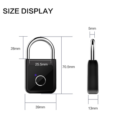 Smart Door Lock Keyless Fingerprint Padlock Safety Biometric Digital Finger Print Electronic Pad Locks