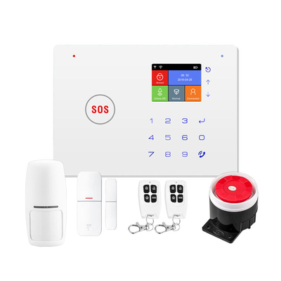 Intelligent Wireless Wifi/gsm Alarm System Sms Smart Kit Tft Display Burglarly Fire Gas Alarm Family Alarm Security
