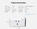 Sonoff US 16A Mini Wifi Smart Socket Home Power Consumption Measure Monitor