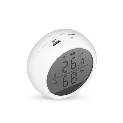 Hot Sales Tuya Smart Remote Control Wifi Temperature And Humidity Sensor