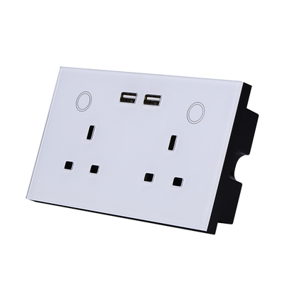 Smart Home Uk Socket Wifi Wall Socket With Usb Socket Charger/wifi Wall Socket Uk/smart Wifi Wall Outlet