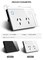 Wifi Socket With SAA Certifications Wireless Double Electronic Power Point Au/us Standard Remote Touch Glass Wall Socket