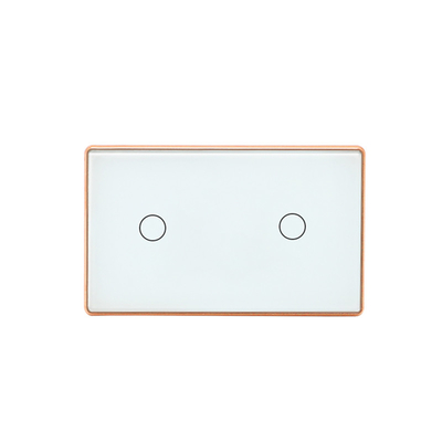 Smart Home Lights Wall Switch Controller Smart Home System Iot Wifi Zigbee Touch 2 Gang Switch