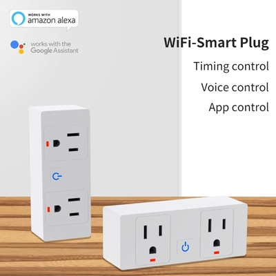 For Tuya Smart Output Plug Wifi Smart Plug Support Wifi US Standard Remote Control, Device Sharing