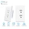 Wifi Smart In Wall Outlet With 2 Ac 16A Individual Control By App Only For 2.4ghz Wifi