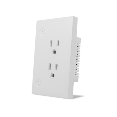 Wifi Smart In Wall Outlet With 2 Ac 16A Individual Control By App Only For 2.4ghz Wifi