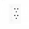 Smart Switch Socket White Dual Usb Super Charging Port 16A Wireless Remote Control Charging Electric Timer