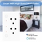 Smart Switch Socket White Dual Usb Super Charging Port 16A Wireless Remote Control Charging Electric Timer