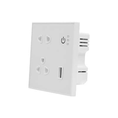 Tuya Wireless Mobile Phone Remote Control Smart Wall Plug Socket Supports Google&Alexa Voice Connection