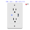 Smart Plug Socket Us Dedicated Smart In-wall Outlet Oem Support Amazon Google Can Be Customized With Usb Port