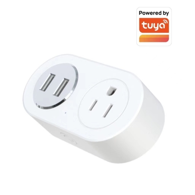 Smart  Home US Standard  WiFi Smart Plug (US1P+2U)With  USB Charging Remote Control Work With Google&Alexa