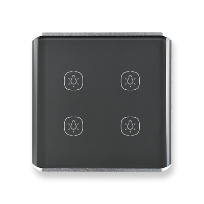 Smart Home Voice Control Eu Us Smart Wifi Wall Touch Switch 1/2/3 Gang Glass Panel Fan Light Switch Smart Home
