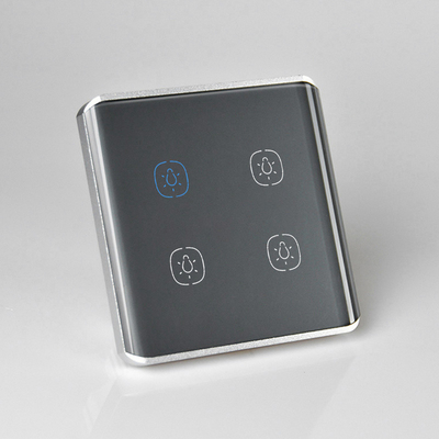 Smart Home Voice Control Eu Us Smart Wifi Wall Touch Switch 1/2/3 Gang Glass Panel Fan Light Switch Smart Home
