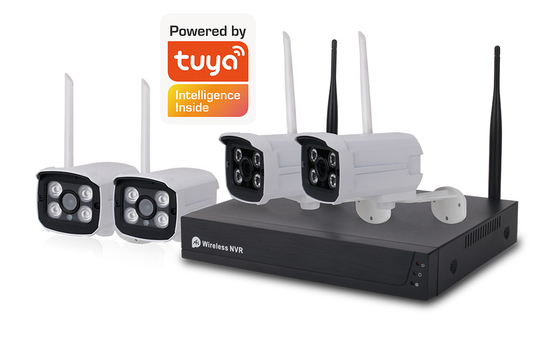 Tuya Wireless Camera Cctv Ip Video Wifi Camera Outdoor Security Home Alarm System Surveillance Kits Outdoor Fixed Camera