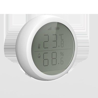 Smart Home Tuya Zigbee Wifi Wireless Smart Temperature And Humidity Sensor lcd Screen Use With Gateway